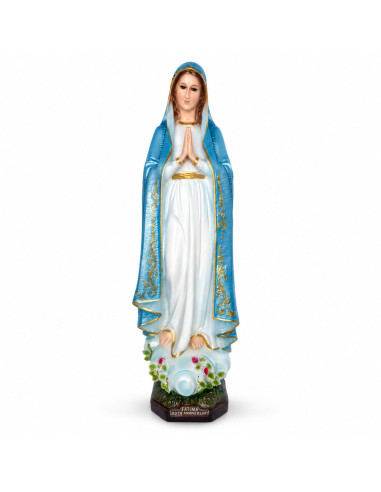 Fatimabeeld 67 cm – Kunsthars en glazen ogen