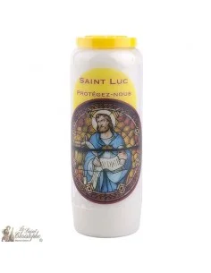 Bougie Neuvaine  à Saint Luc - prière Français