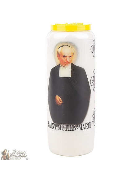 Bougie Neuvaine à Saint Mutien-Marie - prière français