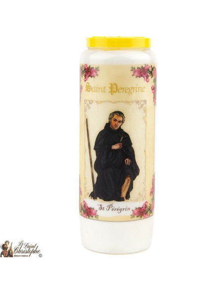 Bougie Neuvaine à Saint Péregrin prière Français