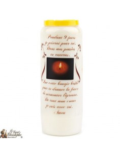 Novena Candle Nine Days Prayer - French prayer 