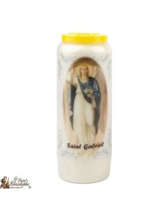 Novena candle to Saint Gabby - French prayer