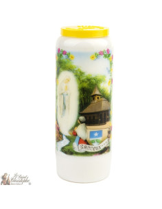 Bougie Neuvaineà la Vierge de Banneux  - prière  Allemand