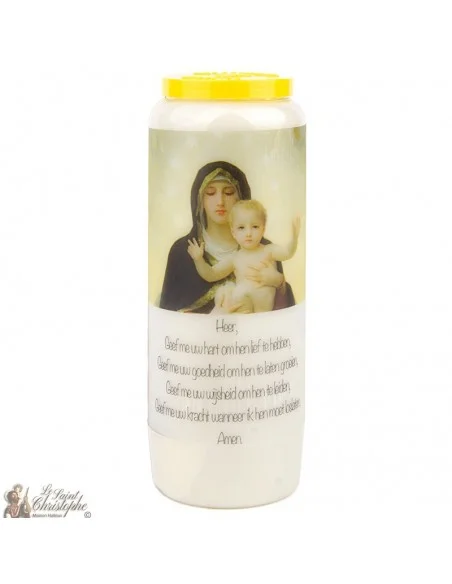 Bougie Neuvaine  pour les parents  - prière  néerlandais