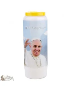 Bougie Neuvaine au Pape François modèle 3 - prière néerlanddais