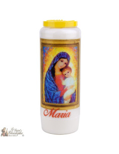 Bougie Neuvaine à la vierge marie modèle 3  - prière néerlandais