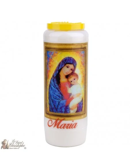 Bougie Neuvaine à la vierge marie modèle 3  - prière néerlandais