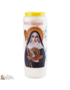 Bougie Neuvaine  à Sainte Hildegarde - prière français