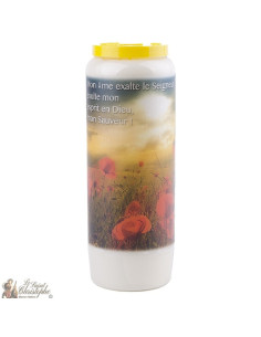 Bougie Neuvaine du Magnificat  - prière français