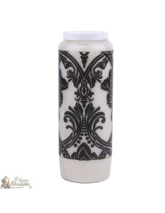 Bougie décorative image tapisserie baroque