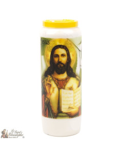 Bougie de neuvaine à Jésus modèle 4