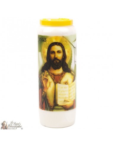 Novena candle to Jesus model 4