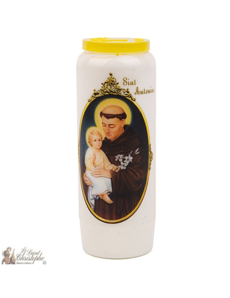 Bougie Neuvaine de  saint antoine - prière néerlandais