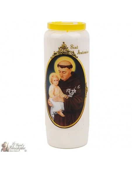 Bougie Neuvaine de  saint antoine - prière néerlandais