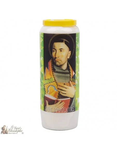 Bougie Neuvaine  à Saint Bonaventure - prière français