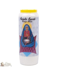 Bougie Neuvaine  à Sainte Sarah - prière français