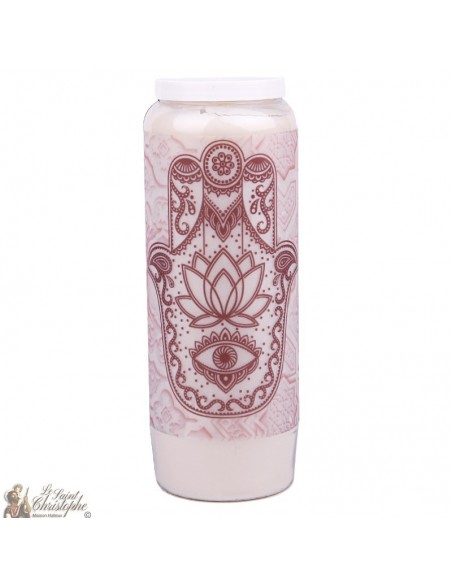 Bougie décorative la main de Fatma