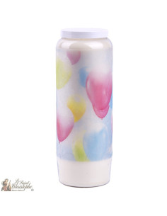 Bougie décorative avec citation en français - Ciel , ballons