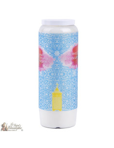 Bougie décorative avec citation en français - lanterne orientale