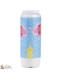 Bougie décorative avec citation en français - lanterne orientale