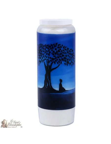 Bougie décorativeavec citation en français - Antoine de Saint-Exupéry