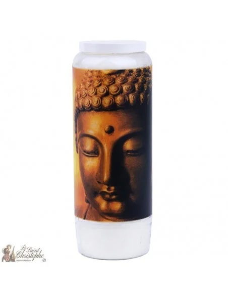 Bougie décorative avec citation en français - Bouddha