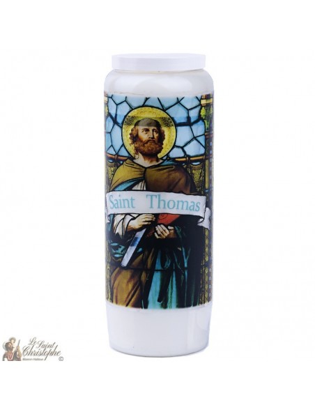 Bougie Neuvaine  à Saint Thomas - prière français