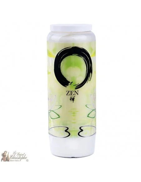 Bougie décorative avec symbol  zen