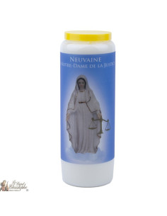 Bougie Neuvaine à Notre Dame de Justice - prière français