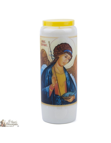 Bougie Neuvaine  à Saint raphael - prière allemand