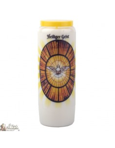 Bougie Neuvaine  au Saint Esprit- prière allemand