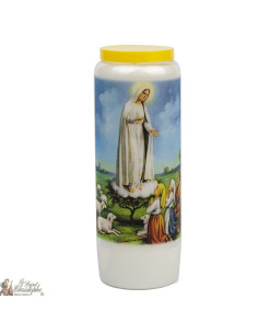 Bougie Neuvaine  à Fatima - prière néerlandais