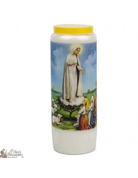 Bougie Neuvaine  à Fatima - prière néerlandais