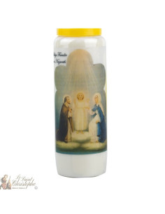 Bougie Neuvaine à la Sainte Famille - prière allemand