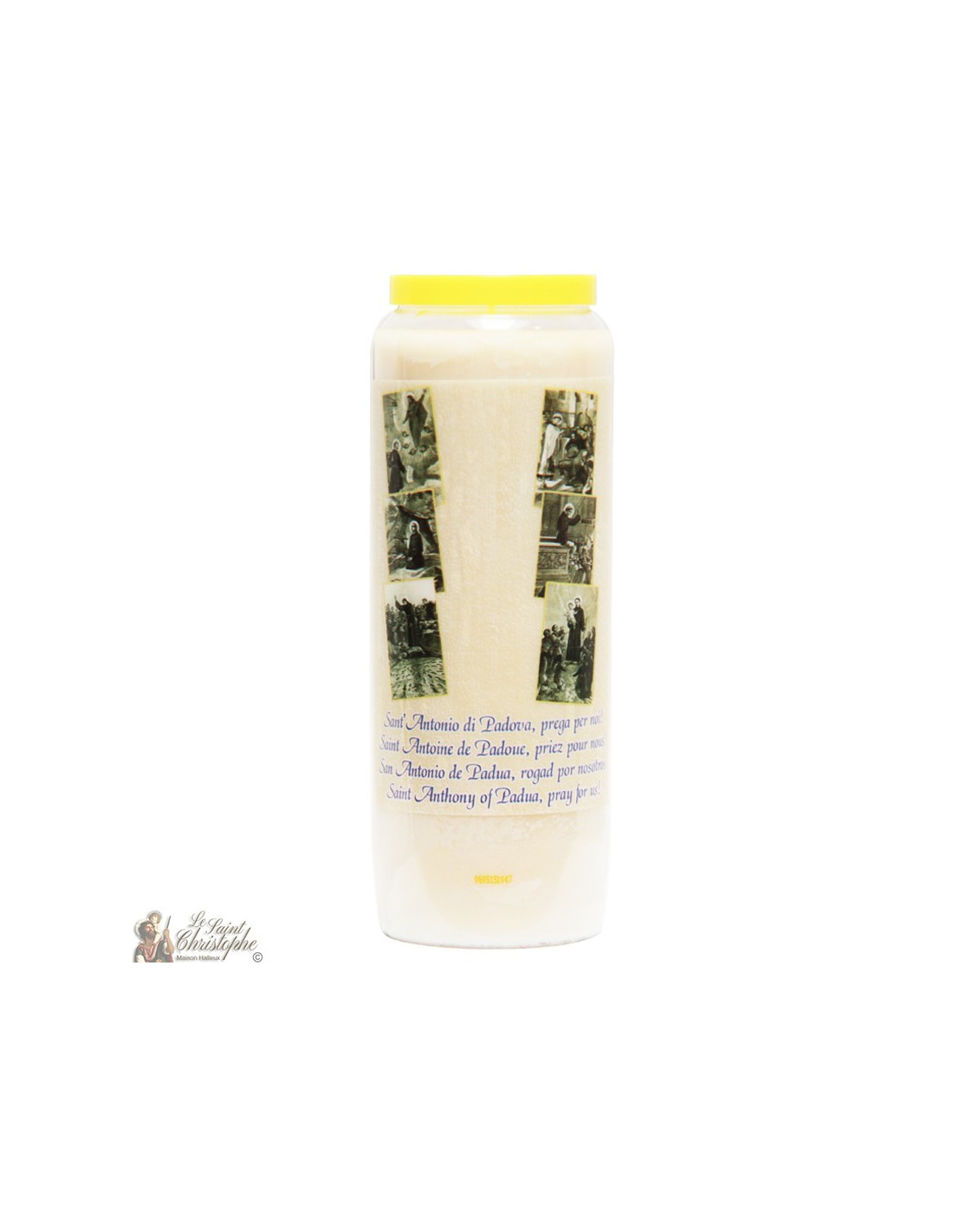 Novena Candle to Saint Anthony of Padua