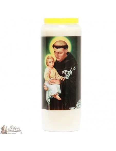Novena Candle to Saint Anthony of Padua