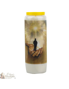 Bougie Neuvaine Père, bénis-nous - prière allemand