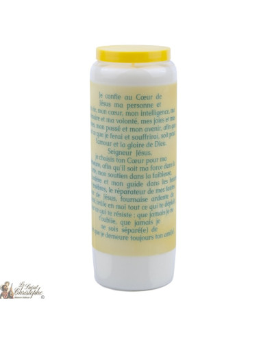 Candela novena al sacro cuore di Gesù