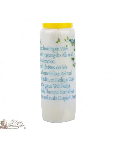 Bougie Neuvaine  à Jean Paul II - prière allemand - 2