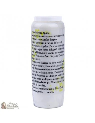 Bougie Neuvaine  à Saint Thomas - prière français