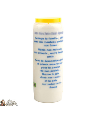 Bougie Neuvaine à Notre-Dame  Aparecida prière Français