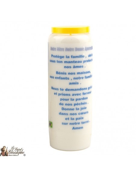 Bougie Neuvaine à Notre-Dame  Aparecida prière Français