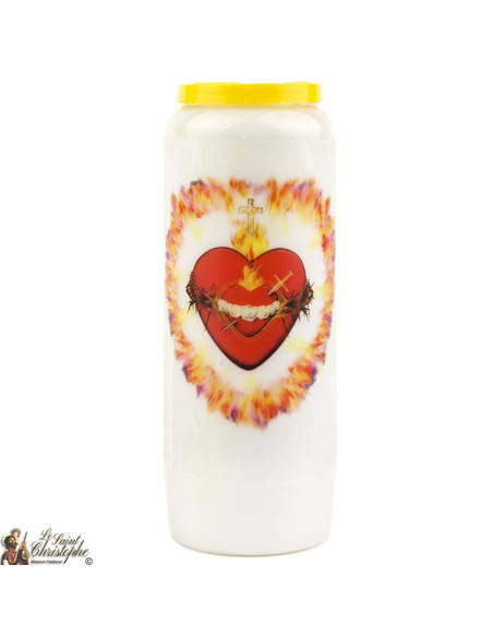 Bougie Neuvaine prière Neuf Jours - Français