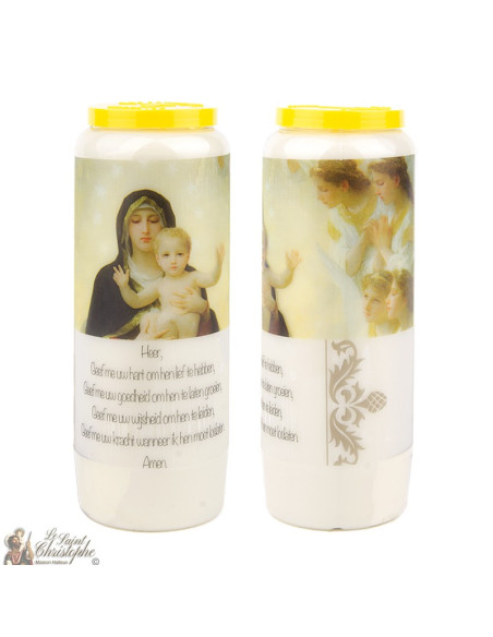 Bougie Neuvaine  pour les parents  - prière  néerlandais