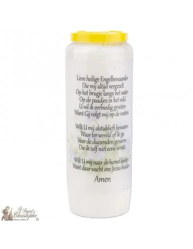 Bougie Neuvaine  à mon Ange gardien  - prière néerlandais