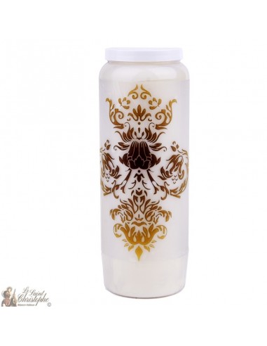 Bougie décorative image ange baroque