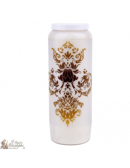 Bougie décorative image ange baroque