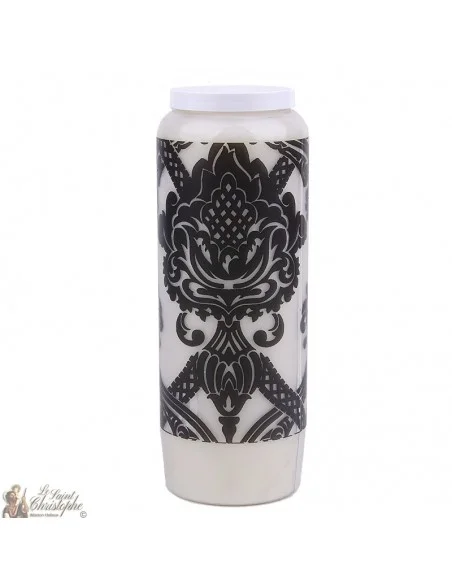 Bougie décorative image tapisserie baroque