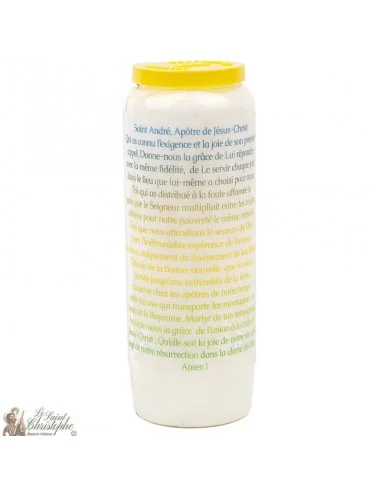 Bougie Neuvainesde Saint André - prière français