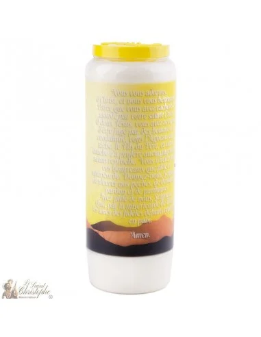 Bougie Neuvaine  au Chemin de croix  - prière  français